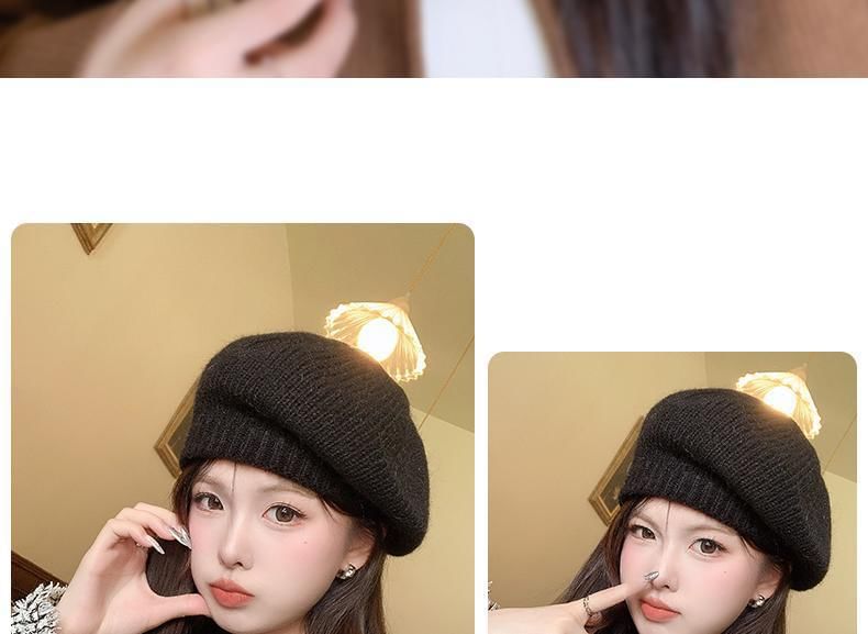 Knit Plain Beret