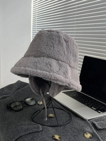 Plain Fleece Bucket Hat