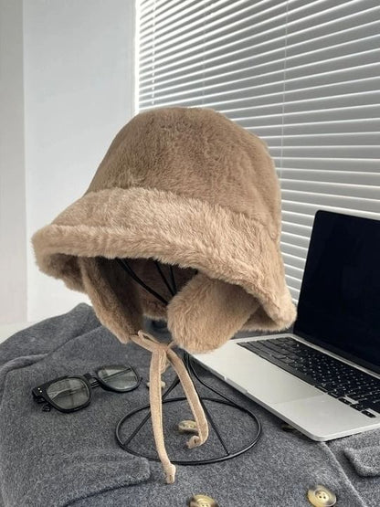 Plain Fleece Bucket Hat
