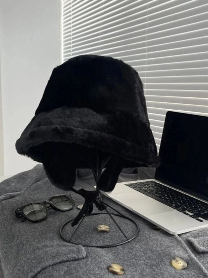 Plain Fleece Bucket Hat