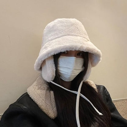 Plain Fleece Bucket Hat