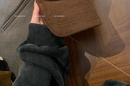 Cap Corduroy Lettering