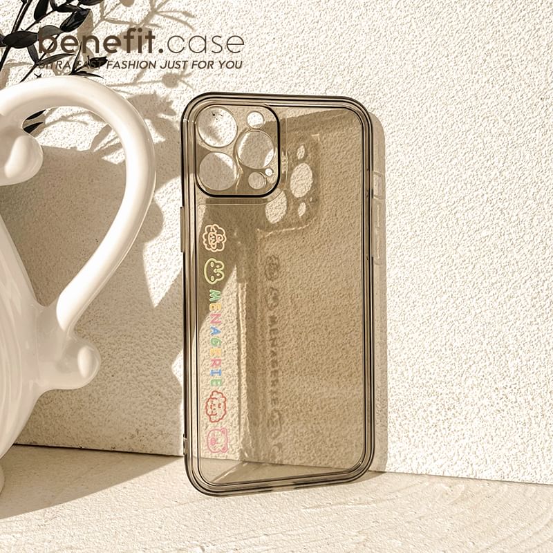 Lettering Case Animal Phone