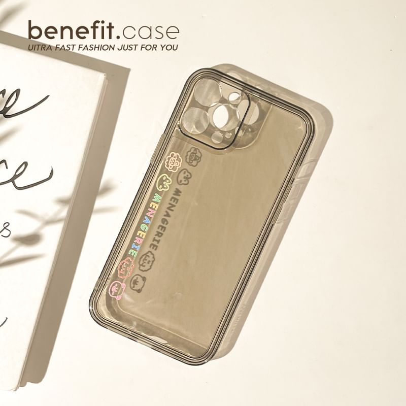 Lettering Case Animal Phone
