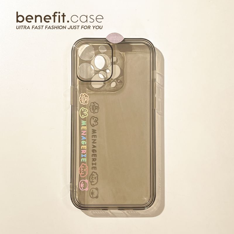 Lettering Case Animal Phone