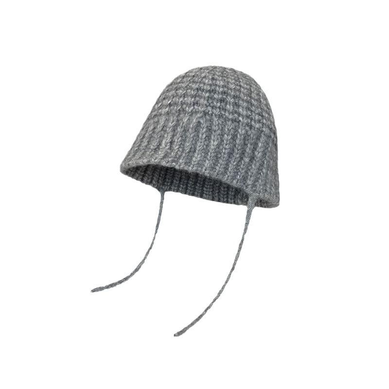 Plain Knit Bucket Hat