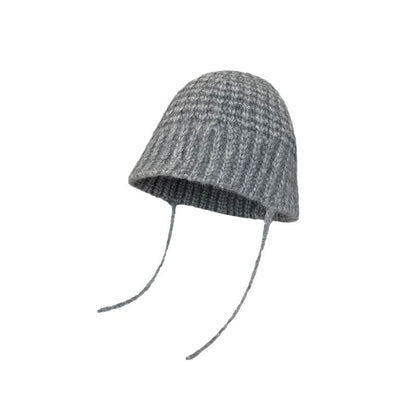 Plain Knit Bucket Hat