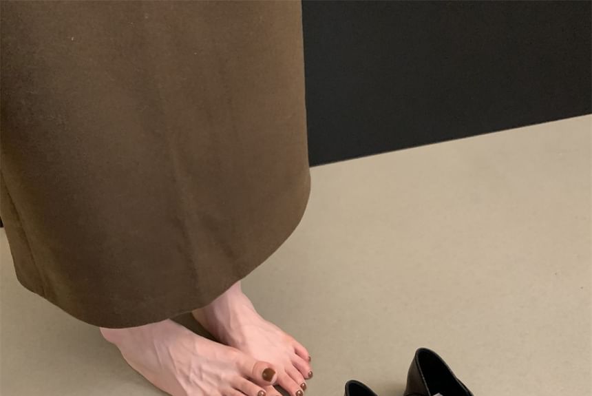 Flats Square Jane Toe Mary