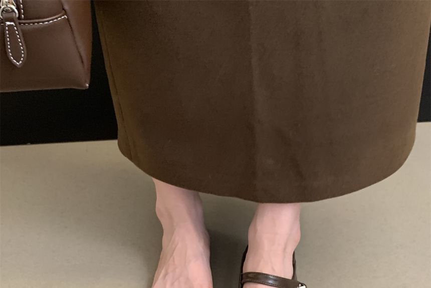 Flats Square Jane Toe Mary