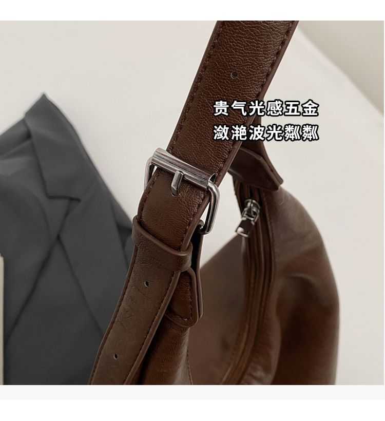 Leather Tote Faux Plain Bag