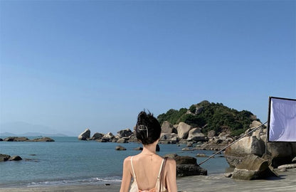 Strap Dress Print Spaghetti A-Line Maxi