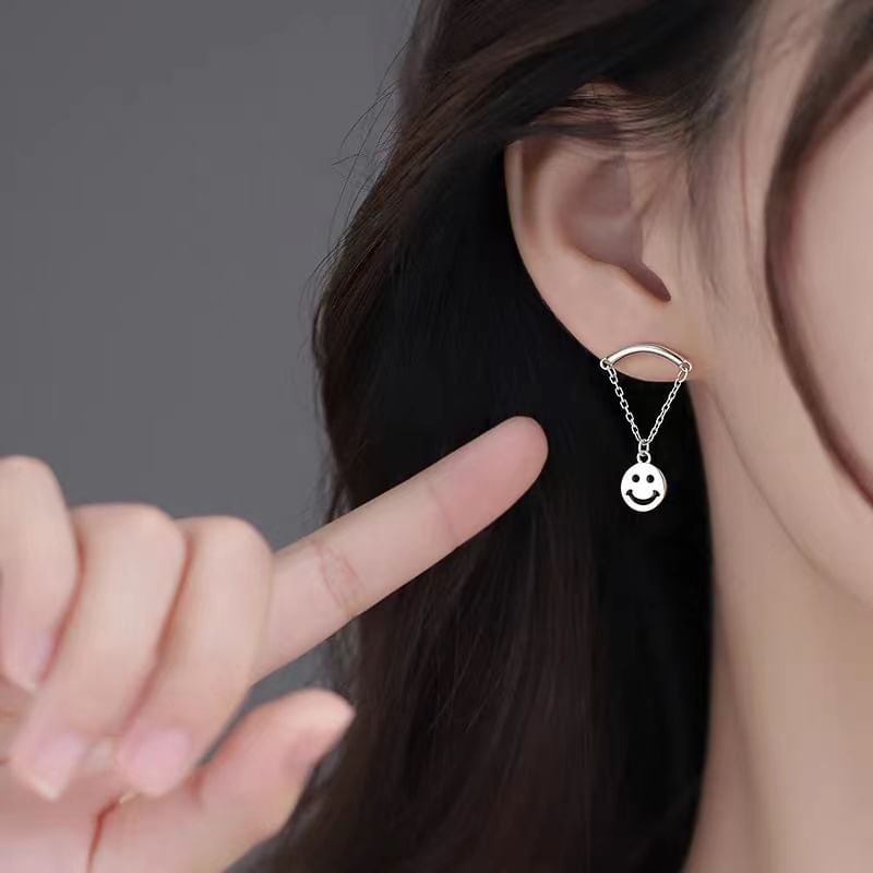 Smiley Face Drop Earring