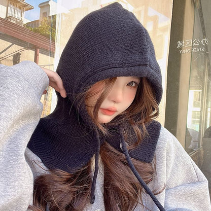 Knit Buttoned Balaclava