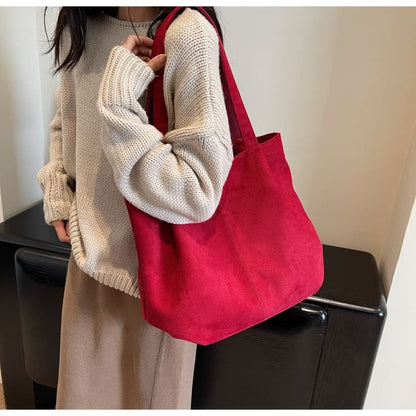 Sac fourre-tout en faux suède