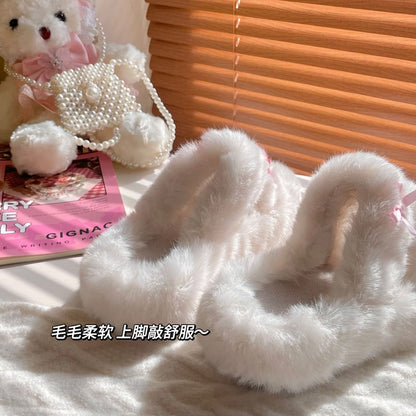 Fluffy Slide Sandals