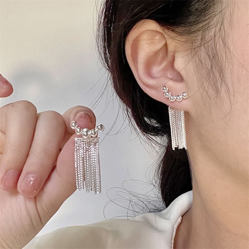 Beaded Ear Fringed Jacket