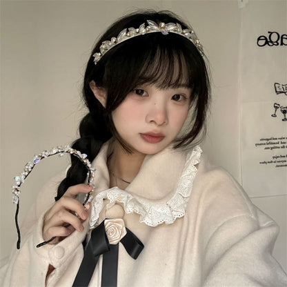 Faux Headband Rhinestone Crystal