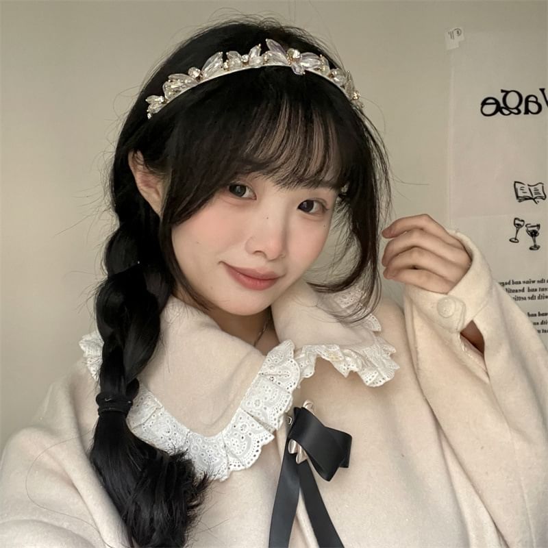 Faux Headband Rhinestone Crystal