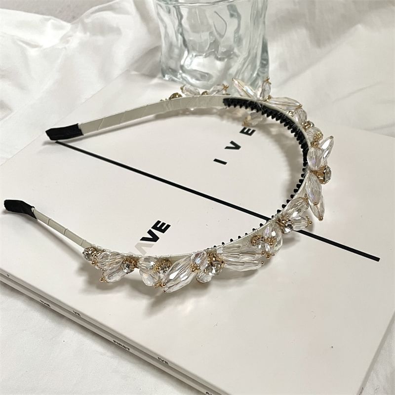 Faux Headband Rhinestone Crystal