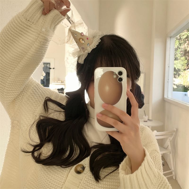 Mesh Rhinestone Hair Party Hat Clip