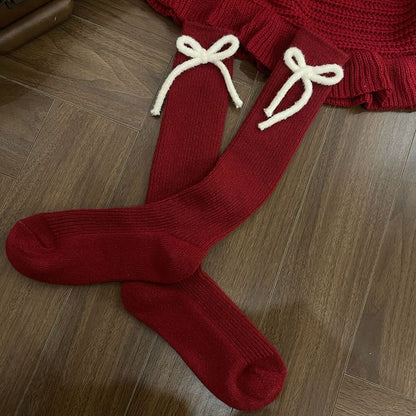 Ribbon Long Socks