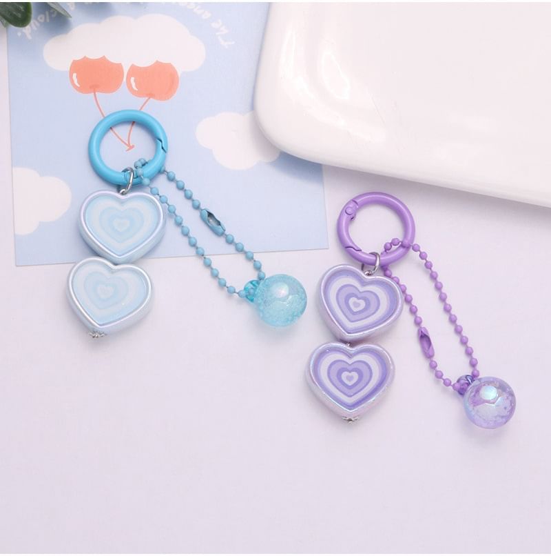 Heart Bag Charm Keyring