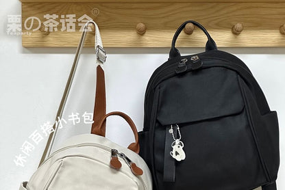 Plain Panel Backpack