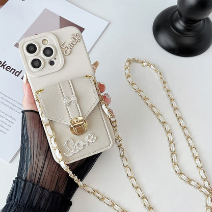 Holder Card Phone Lettering Case