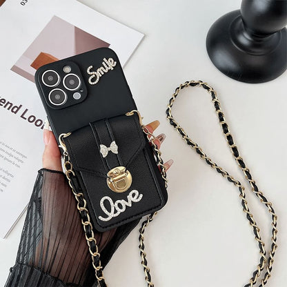 Holder Card Phone Lettering Case