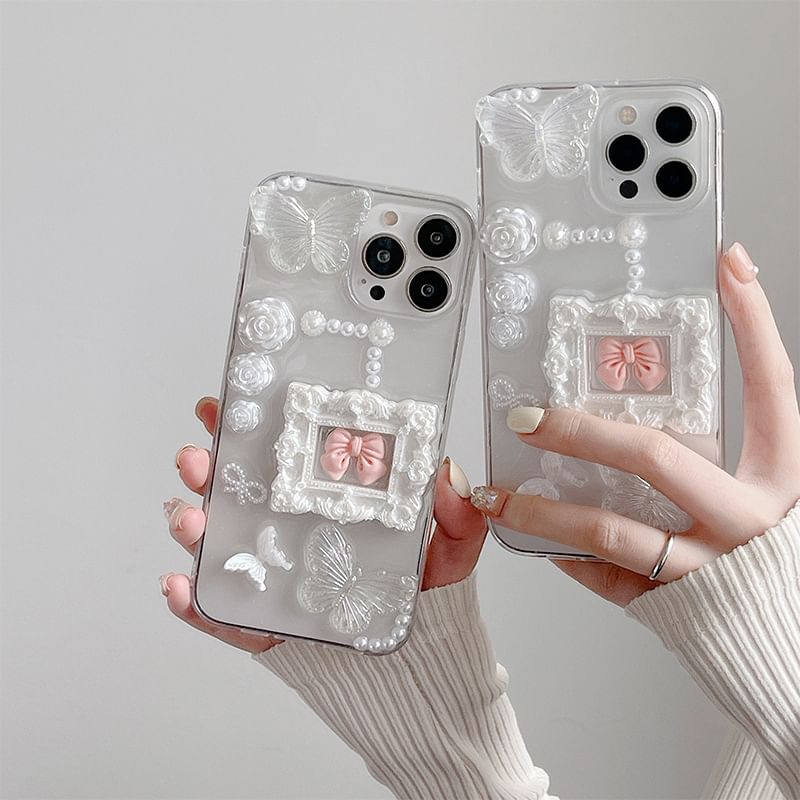 Bow Phone Floral Case