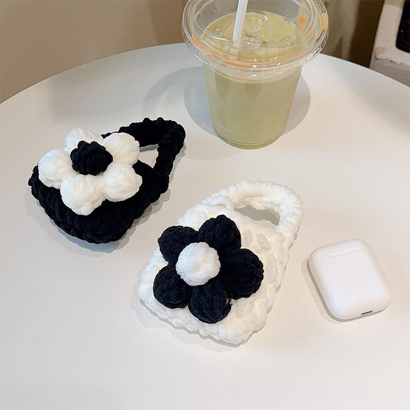 / Earphone AirPods Skin Pro Floral Case Yarn