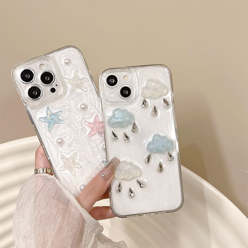 / Starfish Rain Cloud Phone Case