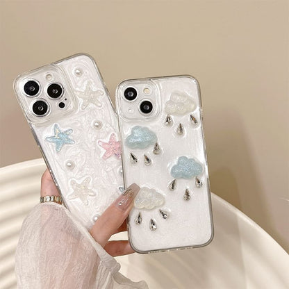 / Starfish Rain Cloud Phone Case
