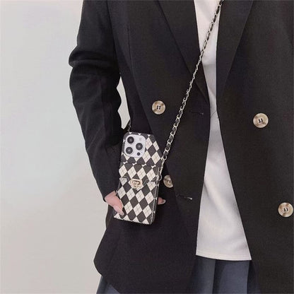 Lanyard Case Argyle Phone