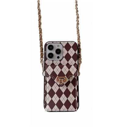 Lanyard Case Argyle Phone
