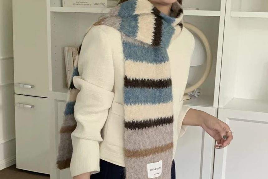Striped Scarf Knit