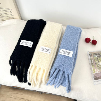 Fringe Plain Scarf