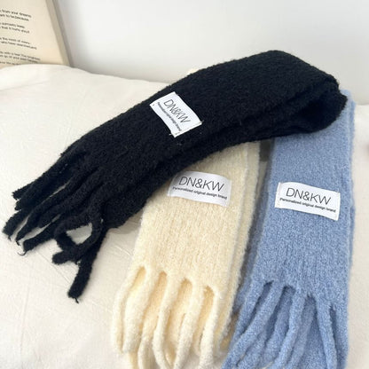 Fringe Plain Scarf