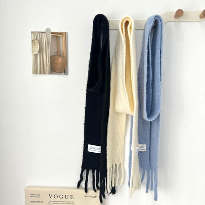 Fringe Plain Scarf