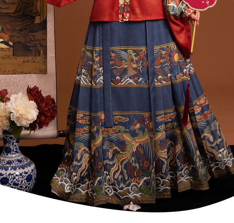 Patterned Hanfu Costume Set