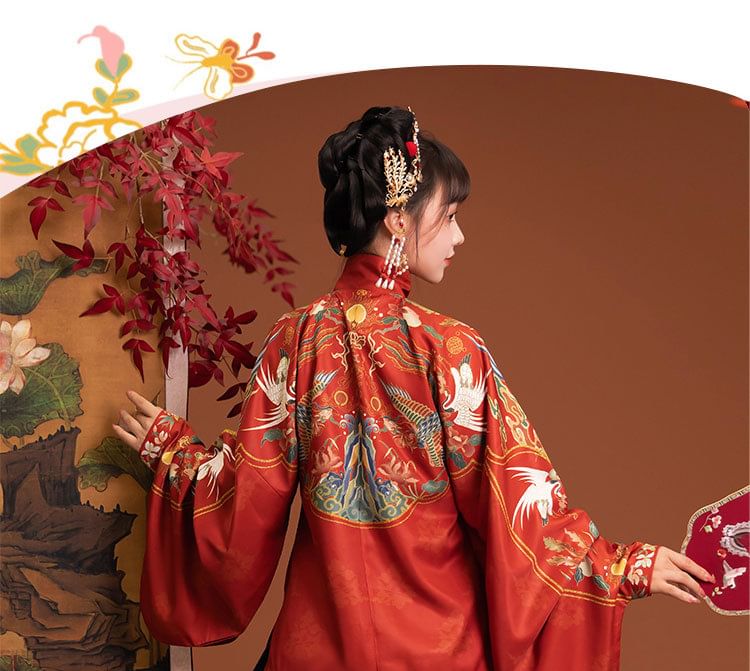 Patterned Hanfu Costume Set