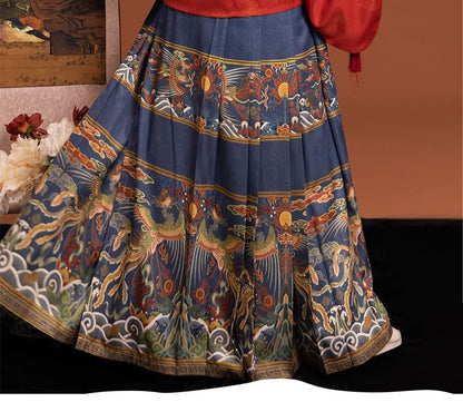 Patterned Hanfu Costume Set