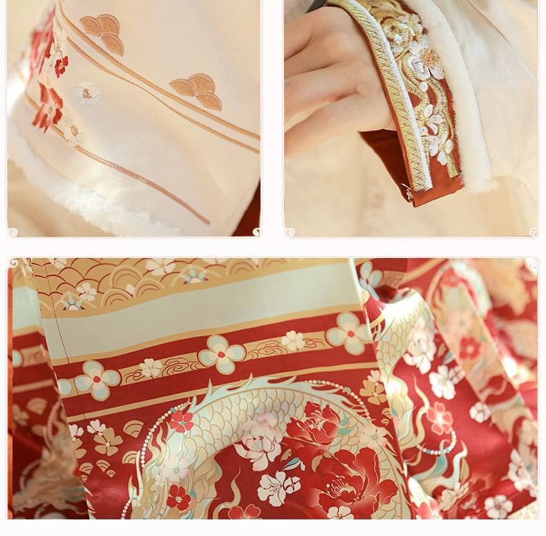 Floral Hanfu Costume Set