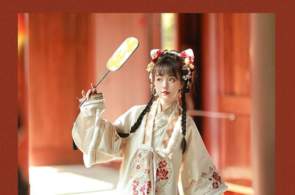 Floral Hanfu Costume Set