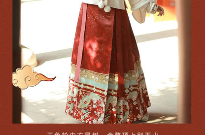 Floral Hanfu Costume Set