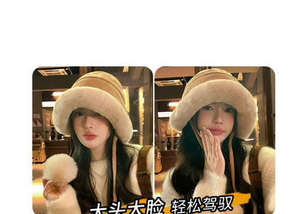 Shearling Faux Hat Pom