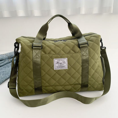 Quilted Carryall Applique Bag