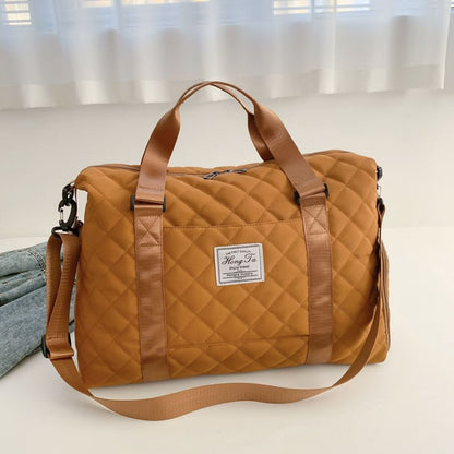 Quilted Carryall Applique Bag