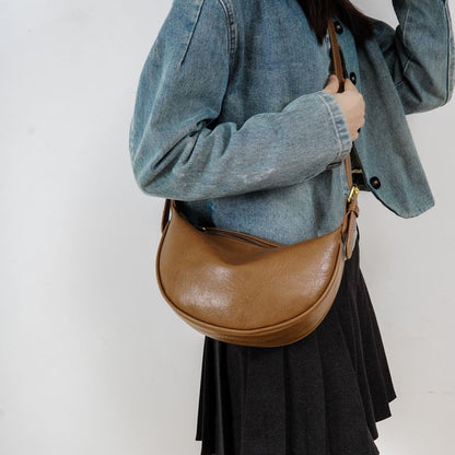 Crossbody Leather Bag Faux