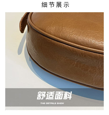 Crossbody Leather Bag Faux